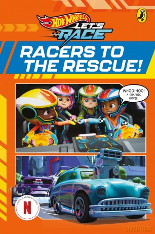 Hot Wheels: Let's Race: Racers to the Rescue!: Graphic Novel - Hot Wheels [KSIĄŻKA]