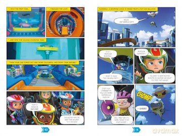 Hot Wheels: Let's Race: Racers to the Rescue!: Graphic Novel - Hot Wheels [KSIĄŻKA]