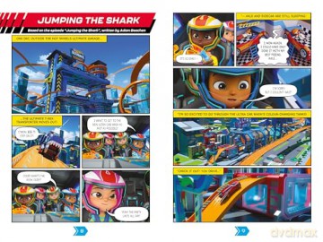 Hot Wheels: Let's Race: Racers to the Rescue!: Graphic Novel - Hot Wheels [KSIĄŻKA]