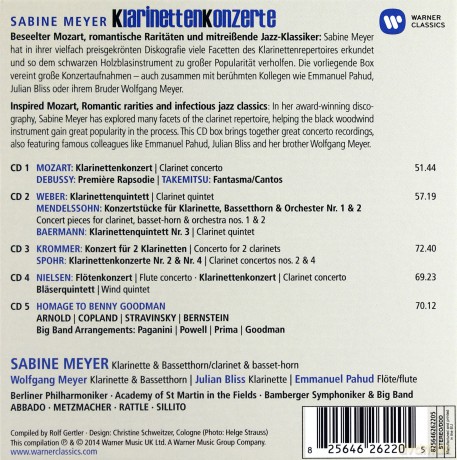 Meyer Sabine: Clarinet Concertos Vol. II [CD]