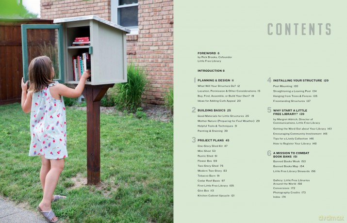 How to Build Your Very Own Little Free Library: 11 Mini Structures You Can Build - Little Free Library [KSIĄŻKA]