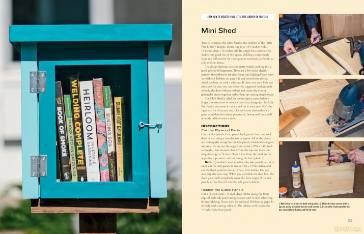 How to Build Your Very Own Little Free Library: 11 Mini Structures You Can Build - Little Free Library [KSIĄŻKA]