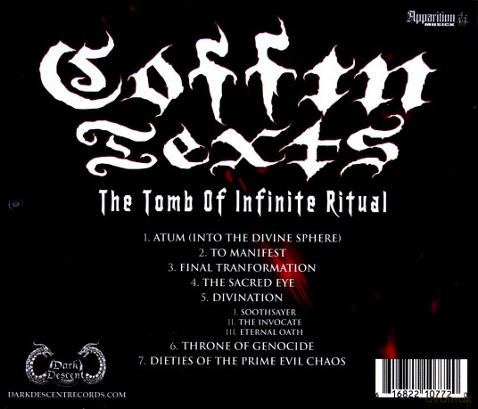 Coffin Texts: The Tomb Of Infinite Ritual [CD]