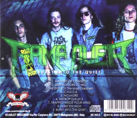 Game Over: Burst Into The Quiet [CD]