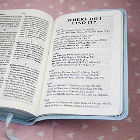 ICB, Really Woolly Holy Bible, Leathersoft, Blue: Children's Edition - Blue - DaySpring [KSIĄŻKA]
