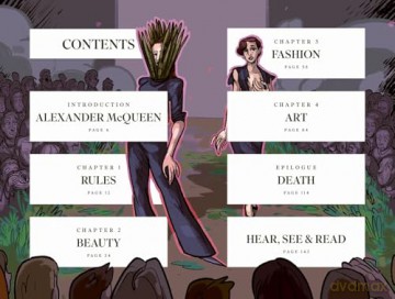 Icongraphics - Alexander McQueen: The Graphic Novel: A Graphic Novel - Balthazar Pagani [KSIĄŻKA]