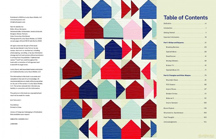 Imperfect - Embracing Improv Quilting - Julie Burton [KSIĄŻKA]