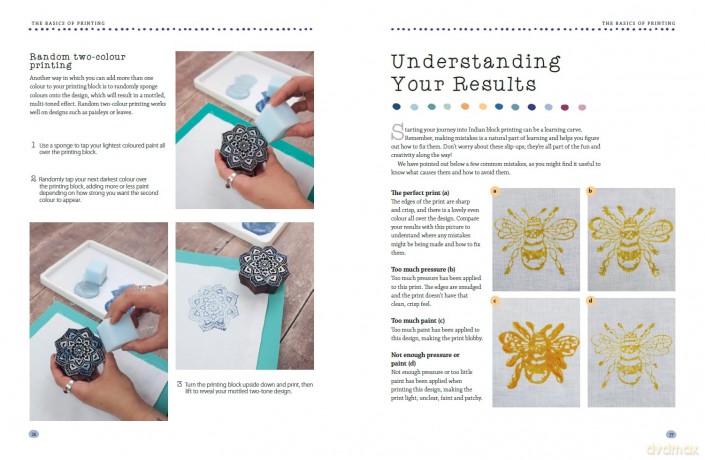 Indian Block Printing: An Inspirational Project Book - Tess Grace [KSIĄŻKA]