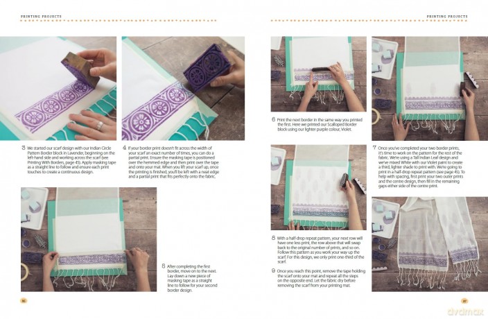 Indian Block Printing: An Inspirational Project Book - Tess Grace [KSIĄŻKA]