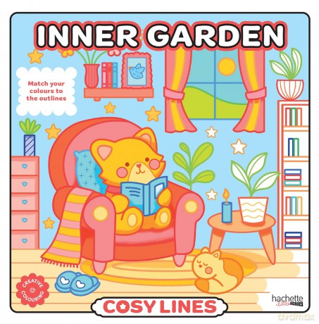 Inner Garden - Cosy Colo: A creative colouring book to match the colours to the outlines - Marion Blanc [KSIĄŻKA]
