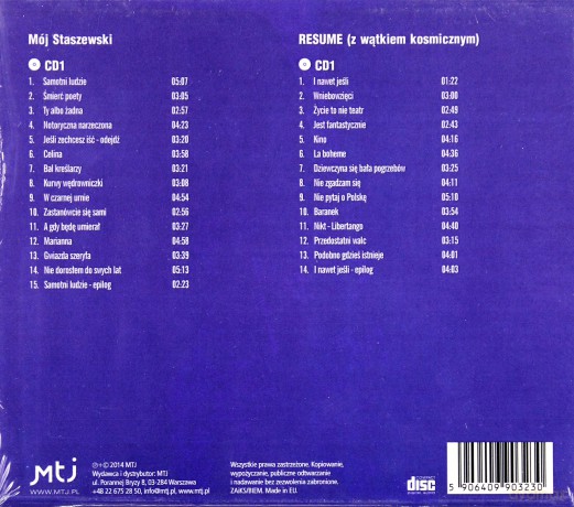 Jacek Bończyk: Resume z wątkiem kosmicznym Mój Staszewski[2CD]