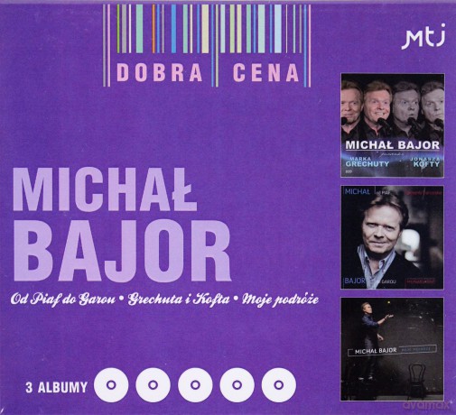 Michał Bajor: Od Piaf do Garou / Piosenki Grechuty i Kofty / Moje podróże [5CD]