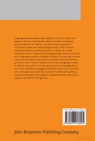 Investigating Language Isolates: Typological and diachronic perspectives: 135 - Iker Salaberri [KSIĄŻKA]