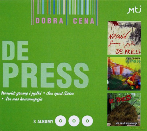 De Press: Norwid, gromy i pyłki / Sex spod Tater / Żre nas konsumpcja [3CD]