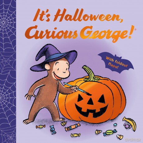It's Halloween, Curious George!: Includes 7 Fold Out Flaps for Interactive Fun - H. A. Rey [KSIĄŻKA]
