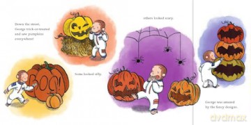 It's Halloween, Curious George!: Includes 7 Fold Out Flaps for Interactive Fun - H. A. Rey [KSIĄŻKA]
