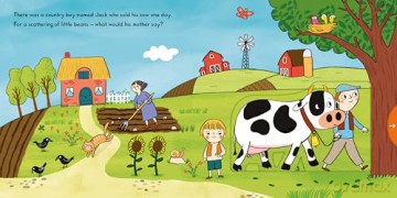 Jack and the Beanstalk: A Push, Pull, Slide retelling of a beloved magical fairy tale for toddlers - Campbell Books [KSIĄŻKA]