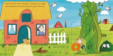 Jack and the Beanstalk: A Push, Pull, Slide retelling of a beloved magical fairy tale for toddlers - Campbell Books [KSIĄŻKA]