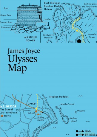 James Joyce, Ulysses Map - Martin Thelander [KSIĄŻKA]