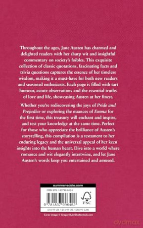 Jane Austen: A Treasure Trove: A Celebration of the Timeless Wit and Wisdom of Our Favourite Writer [KSIĄŻKA]
