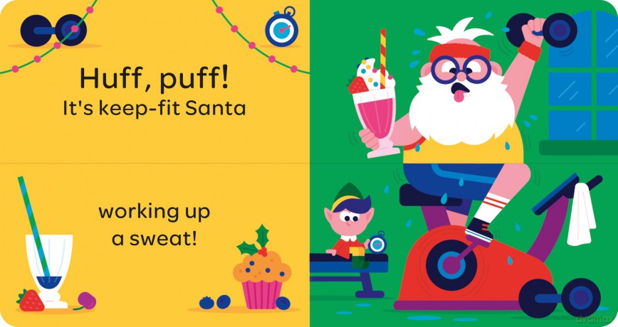 Jingle Jumble Santa - Happy Yak [KSIĄŻKA]