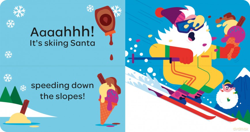 Jingle Jumble Santa - Happy Yak [KSIĄŻKA]