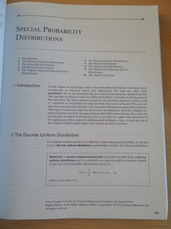 John E. Freund's Mathematical Statistics with Applications: Pearson New International Edition - Irwin Miller [KSIĄŻKA]