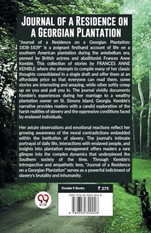 Journal of a Residence on a Georgian Plantation - Frances Anne Kemble [KSIĄŻKA]