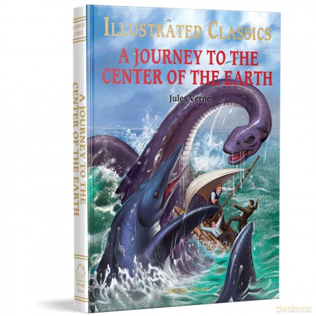 Journey To The Center of The Earth: Illustrated Abridged Children Classics English Novel With Review Questions - Jules Verne [KSIĄŻKA]