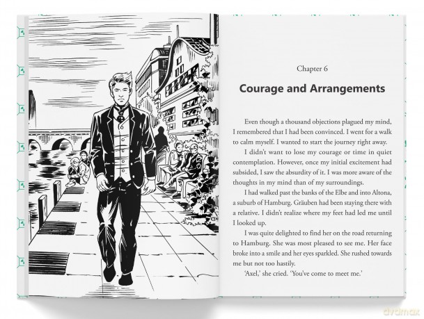 Journey To The Center of The Earth: Illustrated Abridged Children Classics English Novel With Review Questions - Jules Verne [KSIĄŻKA]