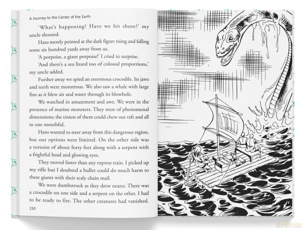 Journey To The Center of The Earth: Illustrated Abridged Children Classics English Novel With Review Questions - Jules Verne [KSIĄŻKA]