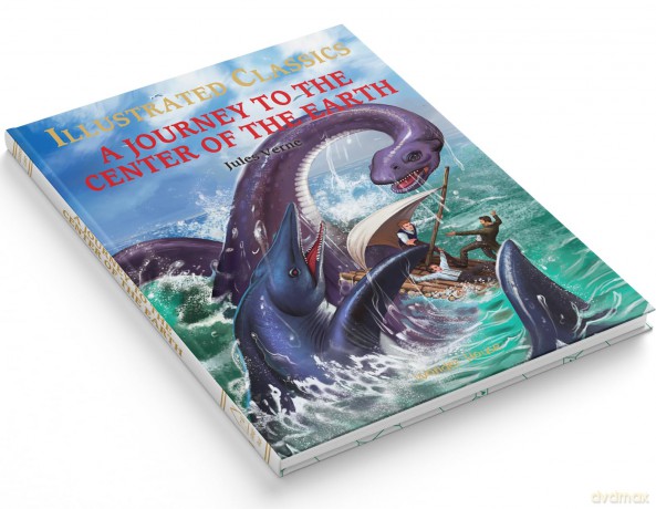 Journey To The Center of The Earth: Illustrated Abridged Children Classics English Novel With Review Questions - Jules Verne [KSIĄŻKA]