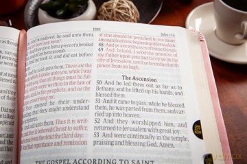 KJV Holy Bible Giant Print Blush [KSIĄŻKA]