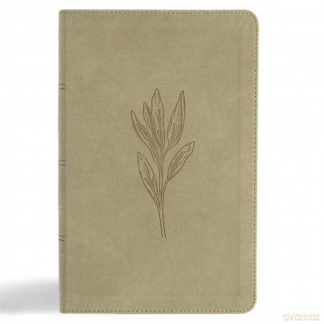 KJV Single-Column Personal Size Bible, Sage SuedeSoft LeatherTouch [KSIĄŻKA]