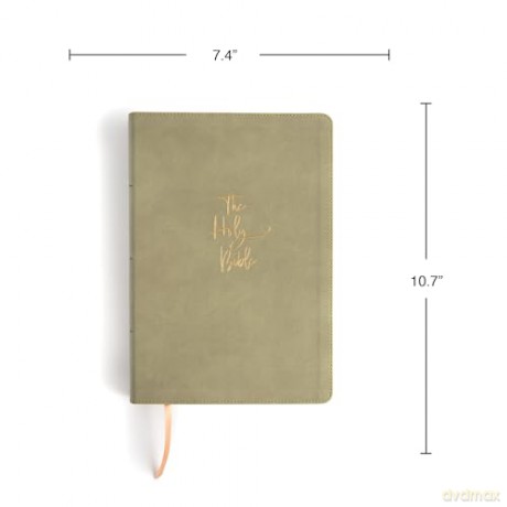KJV Super Giant Print Reference Bible, Sage SuedeSoft LeatherTouch, Indexed [KSIĄŻKA]