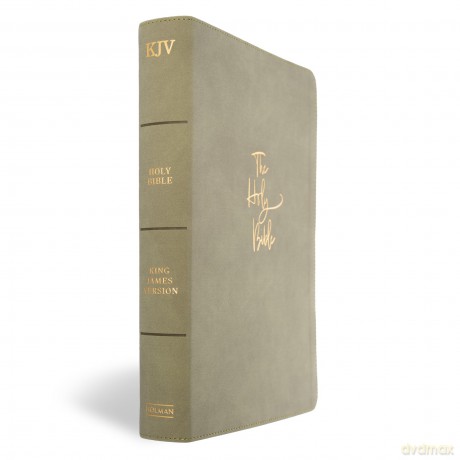 KJV Super Giant Print Reference Bible, Sage SuedeSoft LeatherTouch, Indexed [KSIĄŻKA]