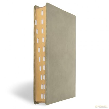 KJV Super Giant Print Reference Bible, Sage SuedeSoft LeatherTouch, Indexed [KSIĄŻKA]