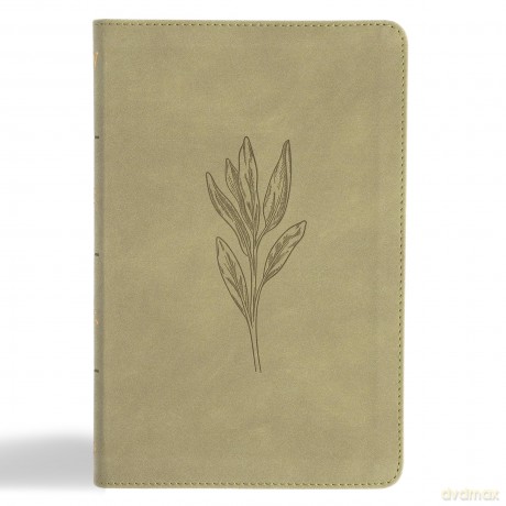 KJV Thinline Bible, Sage SuedeSoft LeatherTouch [KSIĄŻKA]