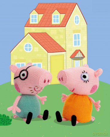 Knitting Peppa Pig: Over 20 adorable knitted toy patterns for hours of fun! - Cilla Webb [KSIĄŻKA]