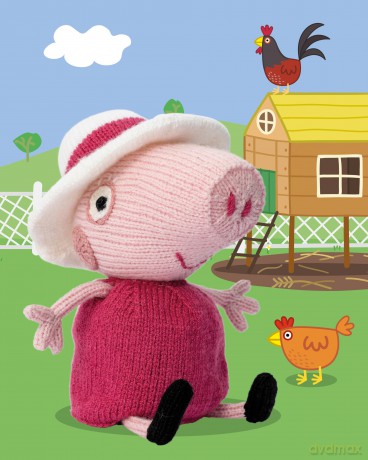Knitting Peppa Pig: Over 20 adorable knitted toy patterns for hours of fun! - Cilla Webb [KSIĄŻKA]