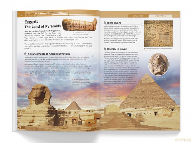 Knowledge Encyclopedia - World History: Deluxe Edition - Wonder House Books [KSIĄŻKA]