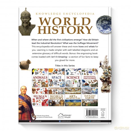 Knowledge Encyclopedia - World History: Deluxe Edition - Wonder House Books [KSIĄŻKA]