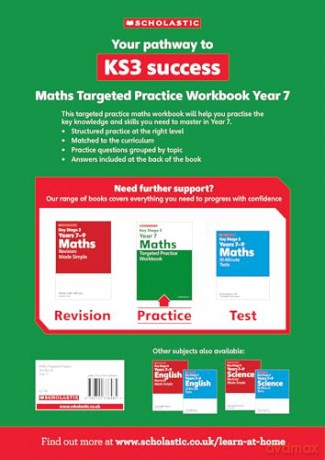 KS3 Year 7 Maths Targeted Practice Workbook - Steve Doyle [KSIĄŻKA]
