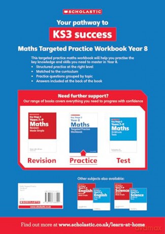 KS3 Year 8 Maths Targeted Practice Workbook - Steve Doyle [KSIĄŻKA]