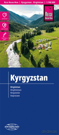 Kyrgyzstan Map 1:700,000 scale - Reise Know How [KSIĄŻKA]