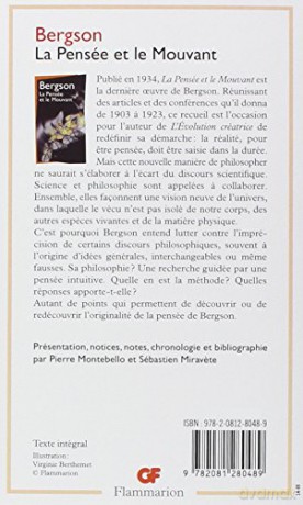 La pensee et le mouvant - Henri Bergson [KSIĄŻKA]