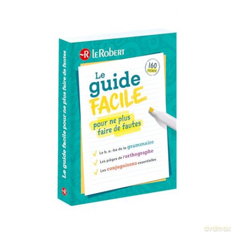 Le Robert - Guide facile pour ne pas faire de fautes: Guide in French so as not to make French language mistakes - Collectif [KSIĄŻKA]