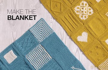 Learn to Knit in 50 Squares: A 2-in-1 knitting course and blanket pattern - Anna Pantelous [KSIĄŻKA]