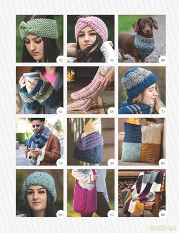 Learn to Knit the Easy Way: Chunky Yarns, Big Needles, 16 Fabulous Projects - Val Pierce [KSIĄŻKA]