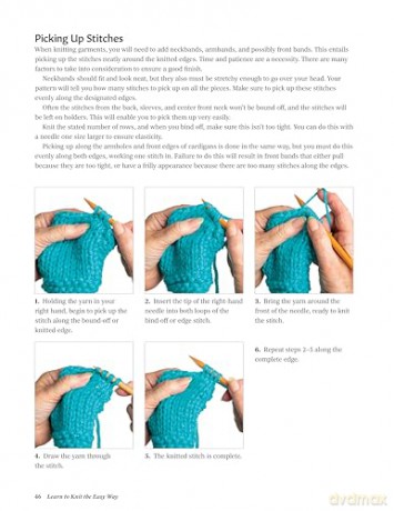 Learn to Knit the Easy Way: Chunky Yarns, Big Needles, 16 Fabulous Projects - Val Pierce [KSIĄŻKA]